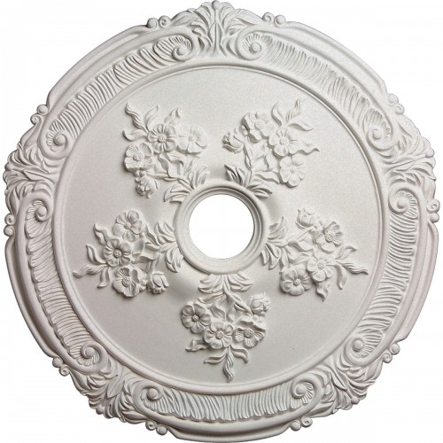 26"OD x 1 1/2"P Attica with Rose Ceiling Medallion (Fits Canopies up to 4 1/2")