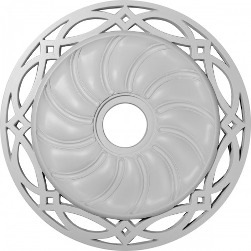 26 5/8"OD x 4 1/2"ID x 1 3/8"P Loera Ceiling Medallion (Fits Canopies up to 6 1/4")