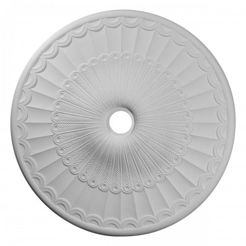 36 5/8"OD x 3 5/8"ID x 2 3/8"P Galveston Ceiling Medallion (Fits Canopies up to 4 3/4")
