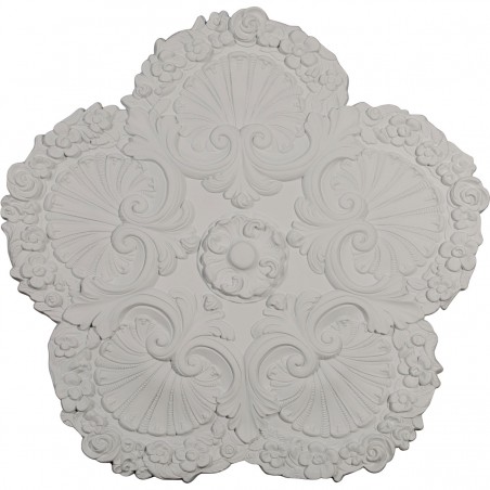 25 5/8"OD x 1"P Shell Ceiling Medallion