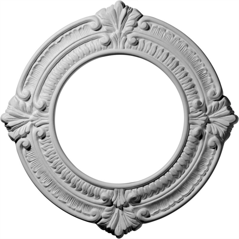 11 1/8" OD x 6 1/8"ID x 5/8"P Benson Ceiling Medallion