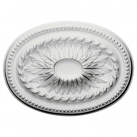 18 1/2"W x 13 1/2"H x 1 7/8"P Saverne Ceiling Medallion