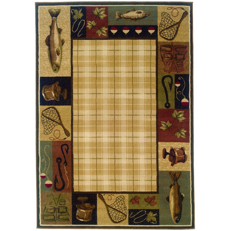 HUDSON 1065B 1'10" X  3' 3" Area Rug