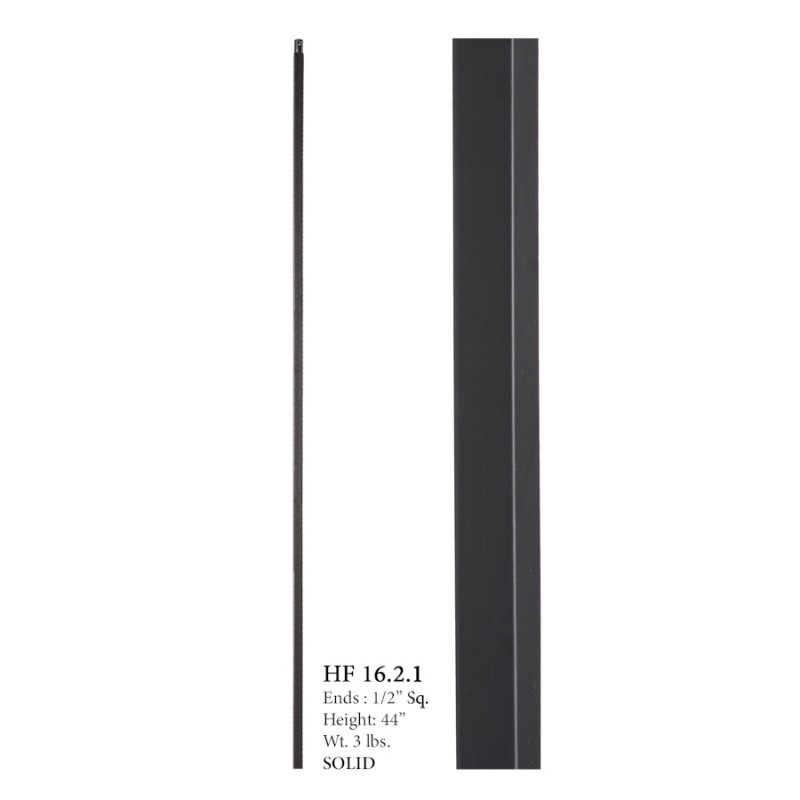 Plain Aalto/Versatile Iron Baluster Satin Black