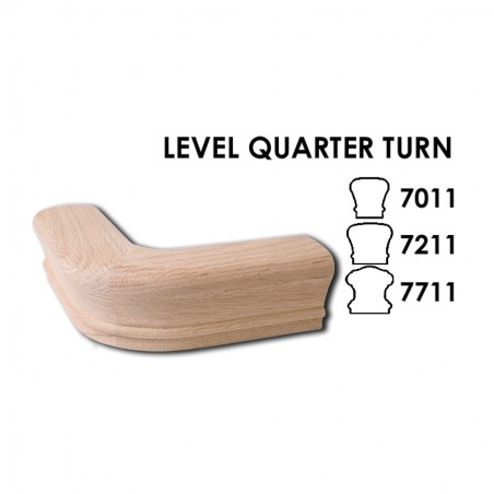 Level Quarter Turn Fitting For 6010 Handrail