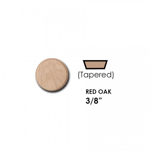 3/8" Red Oak Tapered Plug