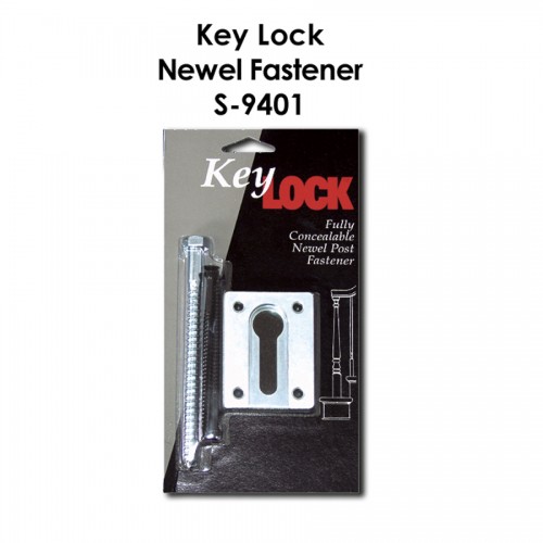 Key Lock Newel Post Fastener