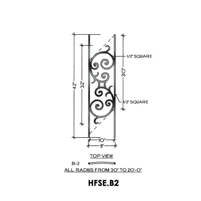 Seville Series Curved and Angled Panel