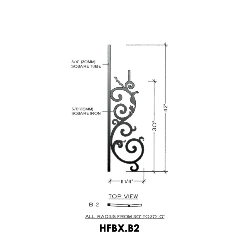 Bordeaux Series Curved and Angled Panel