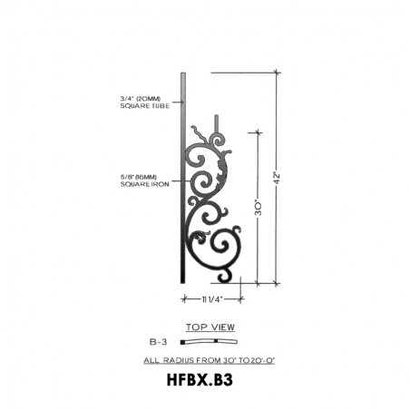 Bordeaux Series Curved and Angled Panel