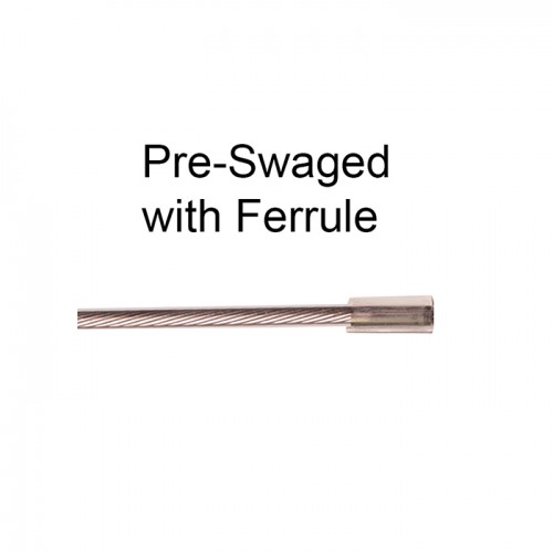 Pre Swaged Ferrule Cable - 5 Feet