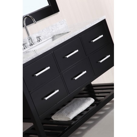 London 48" Single Sink Vanity Set in Espresso Finish