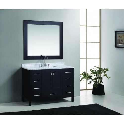 London 48" Single Sink Vanity Set in Espresso Finish