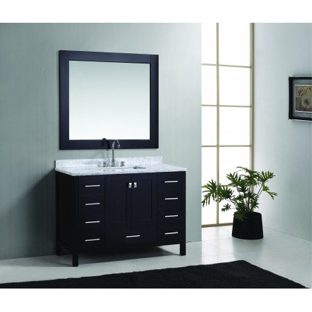 London 48" Single Sink Vanity Set in Espresso Finish