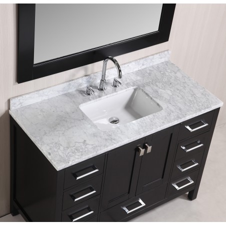 London 48" Single Sink Vanity Set in Espresso Finish