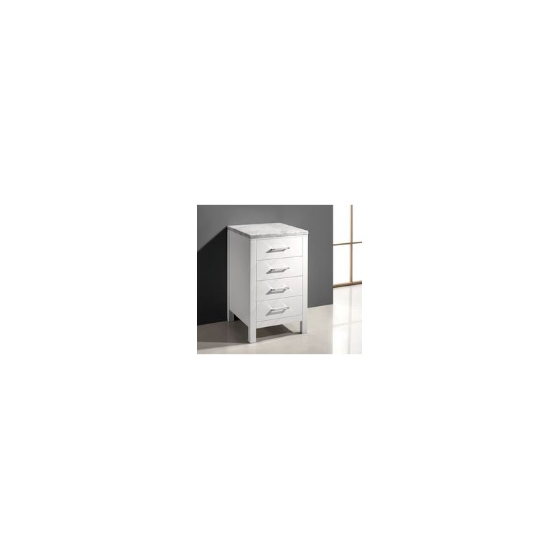 London 20" Cabinet in White