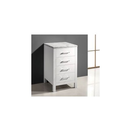 London 20" Cabinet in White