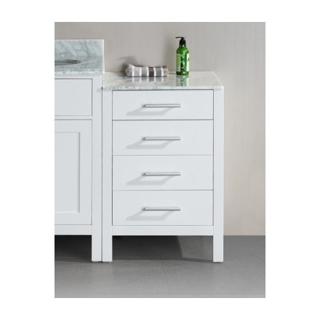 London 20" Cabinet in White