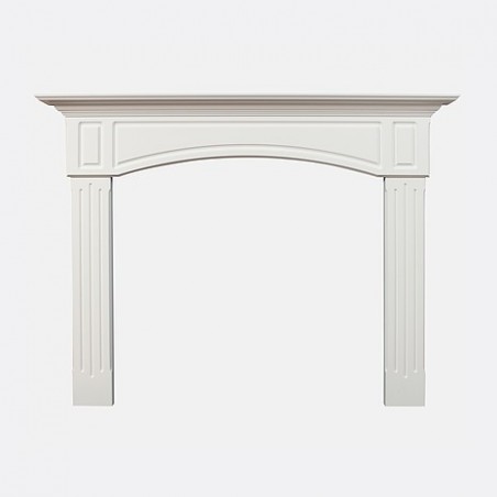 MTYORK-WHITE Fireplace Mantel