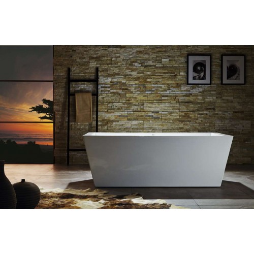 Virtu USA Serenity VTU-1367 67" x 27.5"  Freestanding Soaking Bath Tub