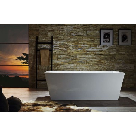 Virtu USA Serenity VTU-1367 67" x 27.5"  Freestanding Soaking Bath Tub