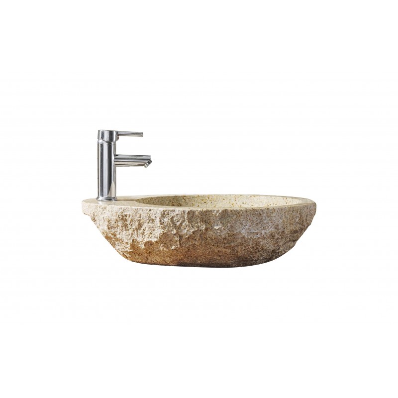 Virtu USA Elysia Bathroom Vessel Sink in G682 Granite