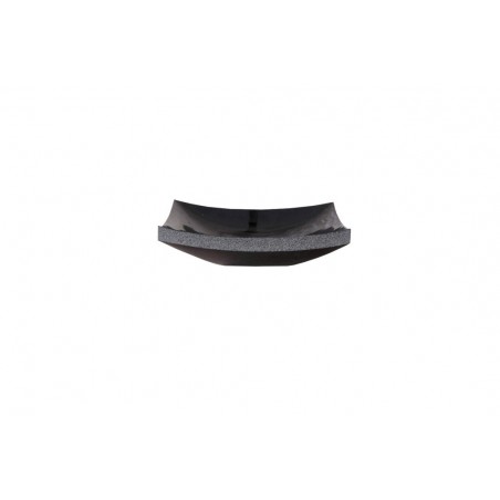 Virtu USA Olympia Bathroom Vessel Sink in Shanxi Black Granite