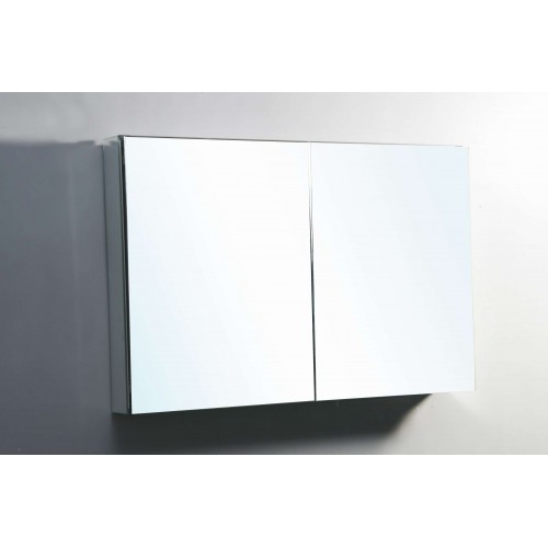 Confiant 40"  Mirrored Medicine Cabinet Recessed or Surface Mount