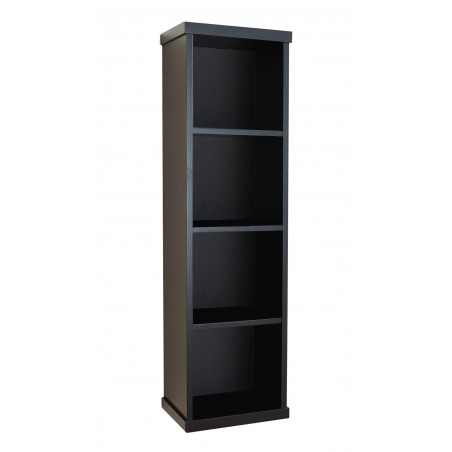 Hewitt 12" Modern Side Cabinet in Espresso