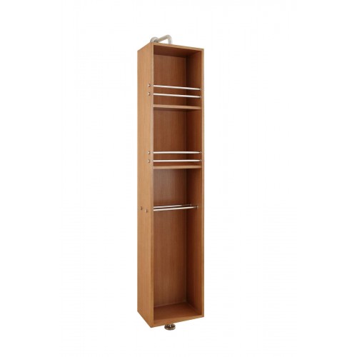 Marcel 14" Modern Side Cabinet in Chestnut