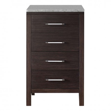 Dior 18" Modern Side Cabinet in Espresso