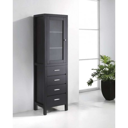 Wellmont 20" Modern Side Cabinet in Espresso