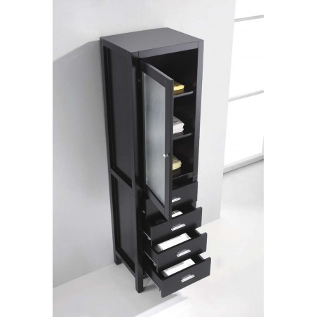 Wellmont 20" Modern Side Cabinet in Espresso