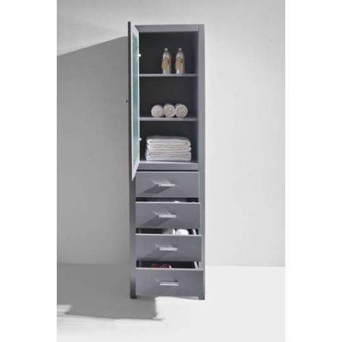 Wellmont 20" Modern Side Cabinet in Grey