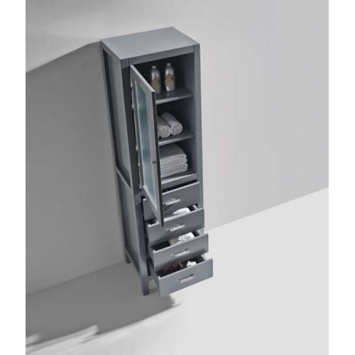 Wellmont 20" Modern Side Cabinet in Grey