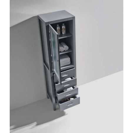 Wellmont 20" Modern Side Cabinet in Grey