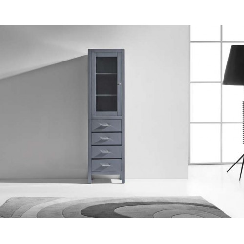 Wellmont 20" Modern Side Cabinet in Grey