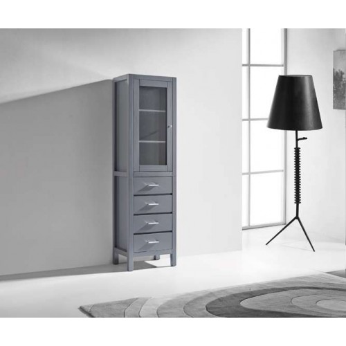 Wellmont 20" Modern Side Cabinet in Grey