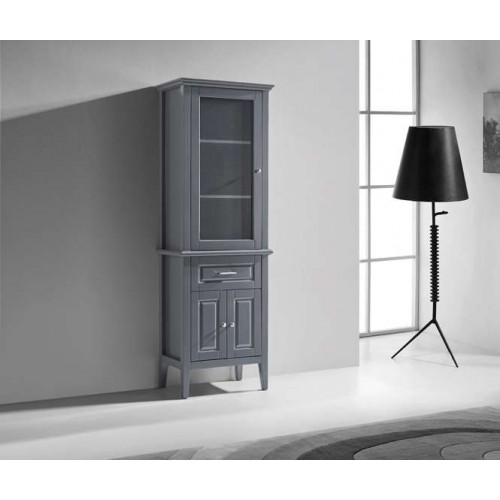 Walton 24" Modern Side Cabinet in Grey