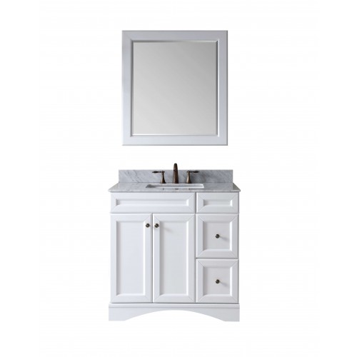 Talisa 36" Single Bathroom Vanity Cabinet Set in White