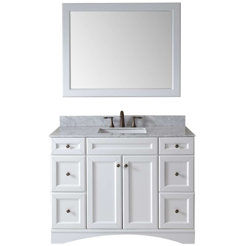 Talisa 48" Single Bathroom Vanity Cabinet Set in White