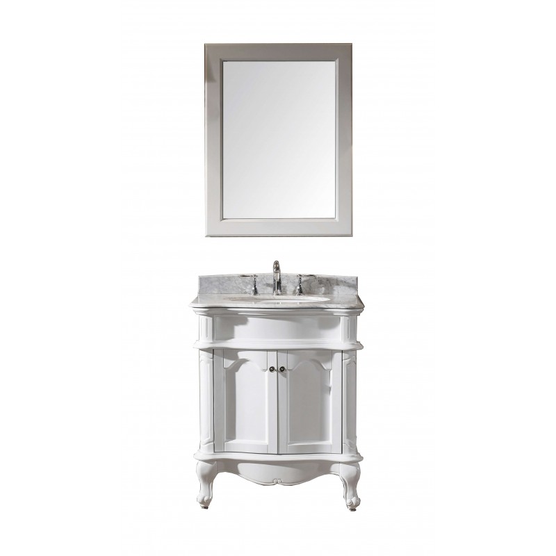 Norhaven 30" Single Bathroom Vanity Cabinet Set in White