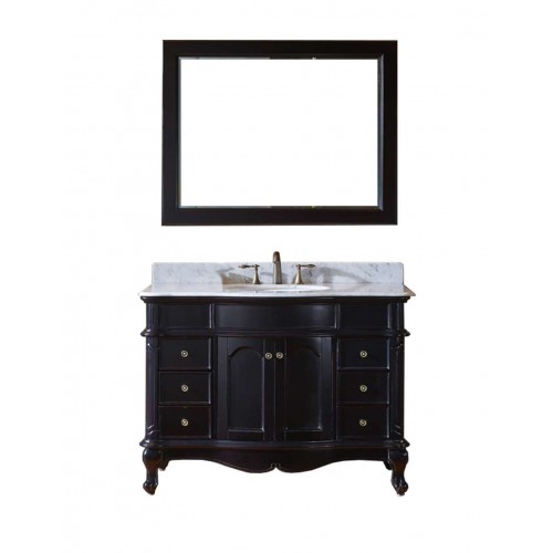 Norhaven 48" Single Bathroom Vanity Cabinet Set in Espresso