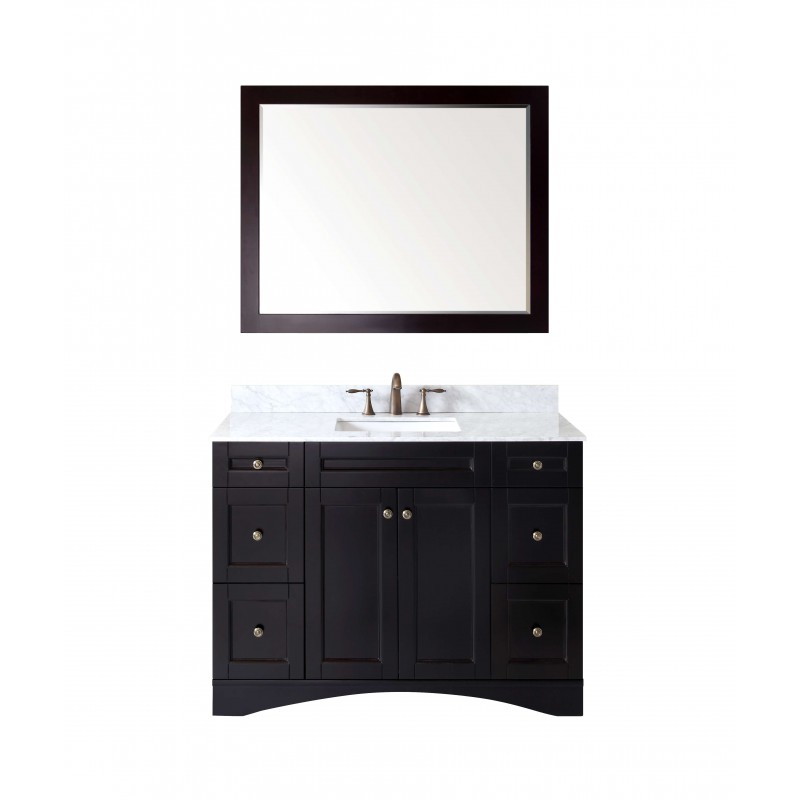 Elise 48" Single Bathroom Vanity Cabinet Set in Espresso