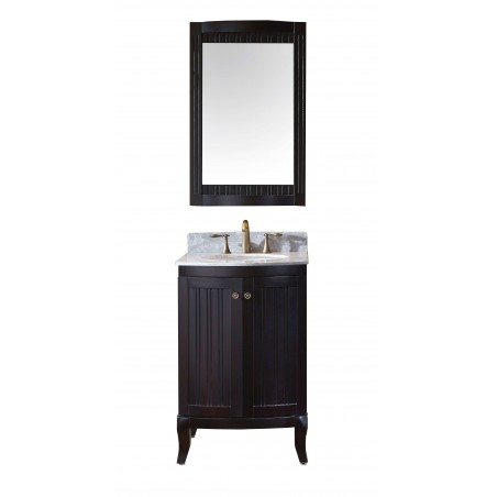 Khaleesi 24" Single Bathroom Vanity Cabinet Set in Espresso