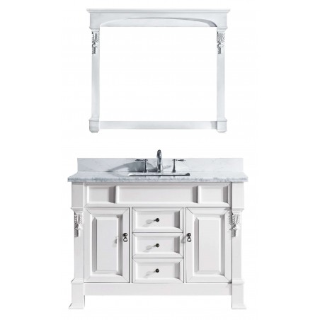 Huntshire 48" Single Bathroom Vanity Cabinet Set in White