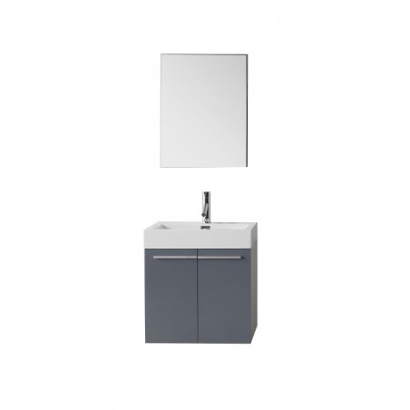 Midori 24" Single Bathroom Vanity Cabinet Set in Grey