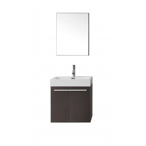 Midori 24" Single Bathroom Vanity Cabinet Set in Wenge