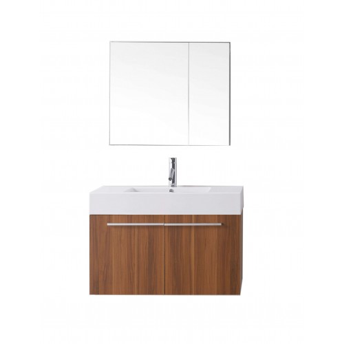 Midori 36" Single Bathroom Vanity Cabinet Set in Plum