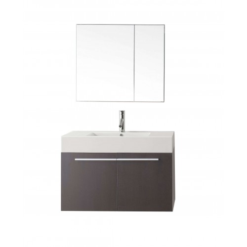 Midori 36" Single Bathroom Vanity Cabinet Set in Wenge